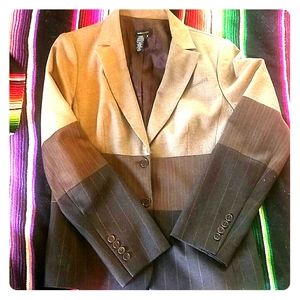 Tricolor Suit Jacket
